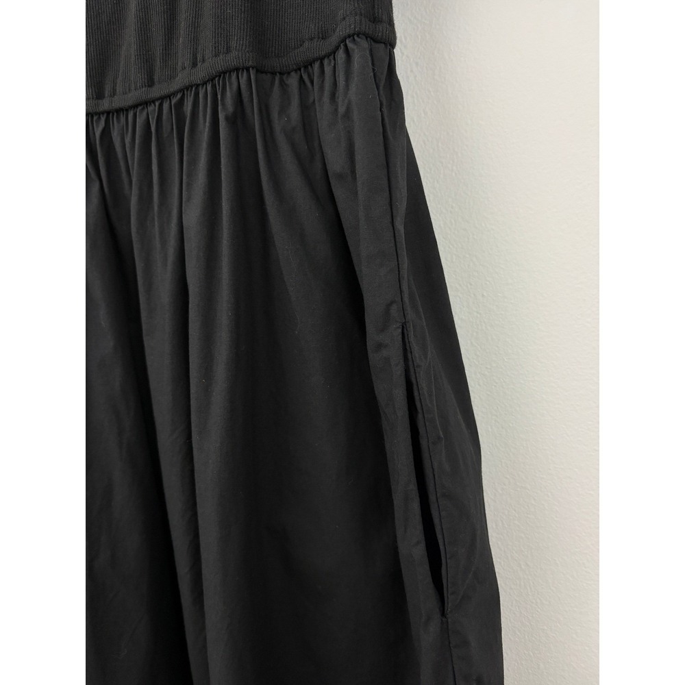 Anthropologie Cleobella Selma Midi Dress Size S Black Embroidered Puff Sleeve - Picture 6 of 11